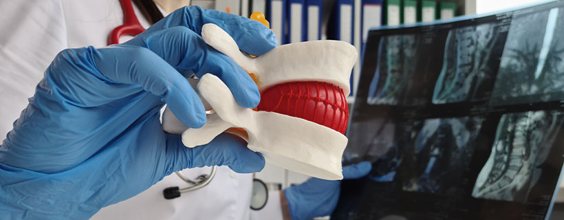 patient needing herniated disc chiropractor in McKinney TX